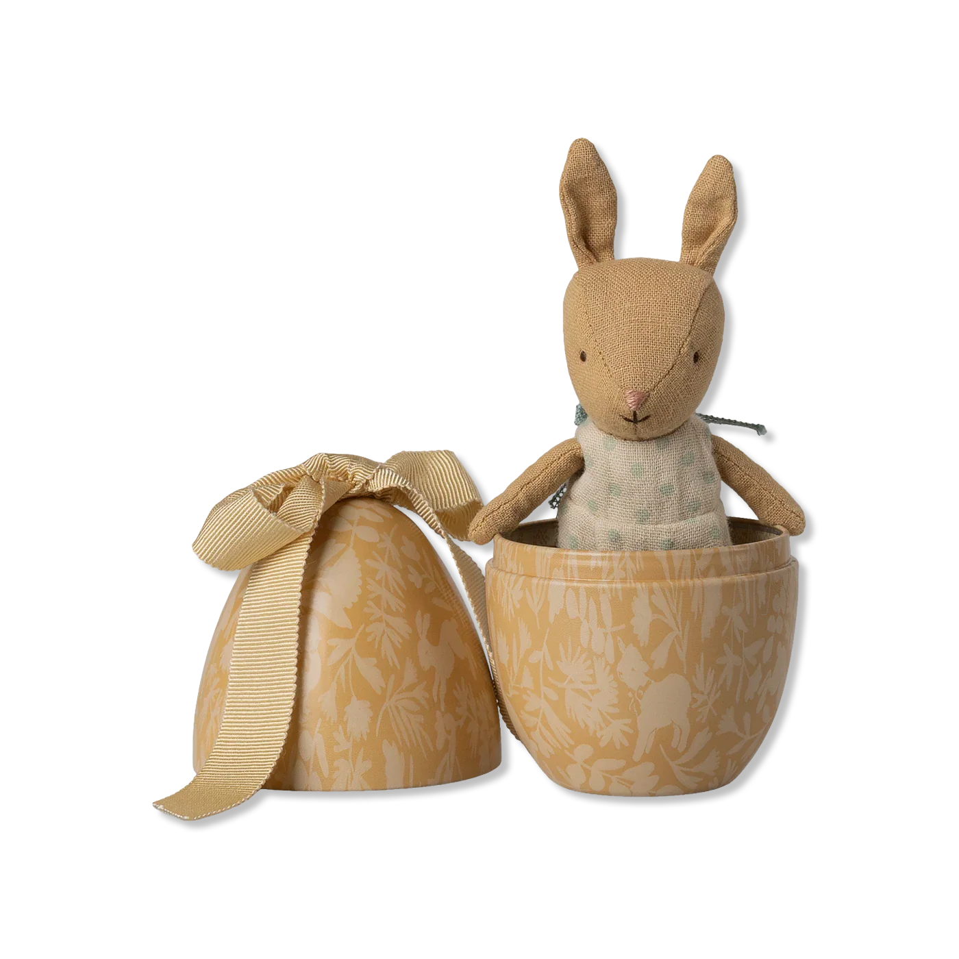 Easter egg with micro rabbit Wielkanoc