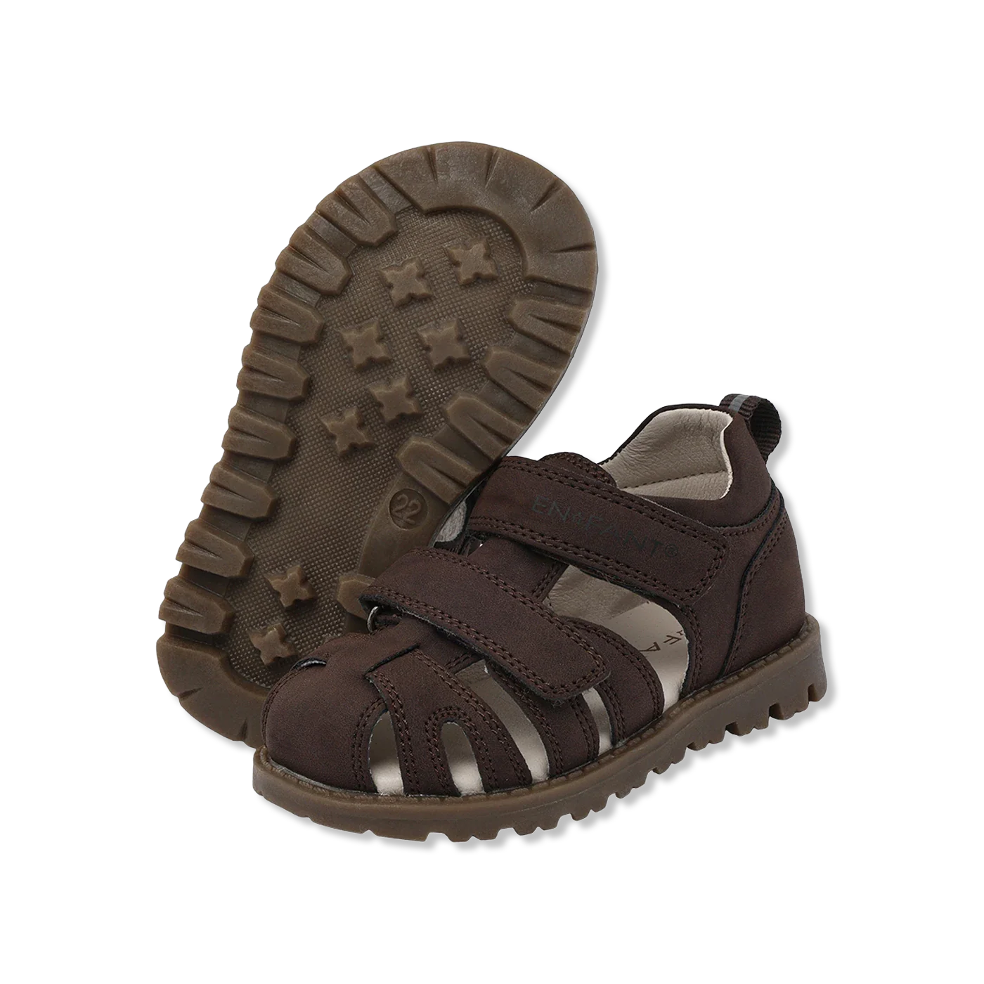 Sandal velcro Zakryte sandały