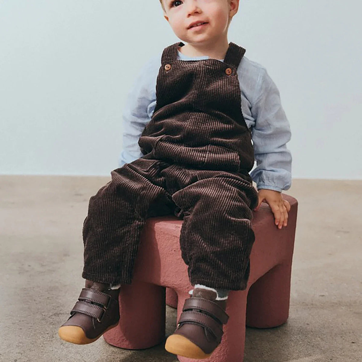 Petit winter dark brown Bucik do nauki chodzenia