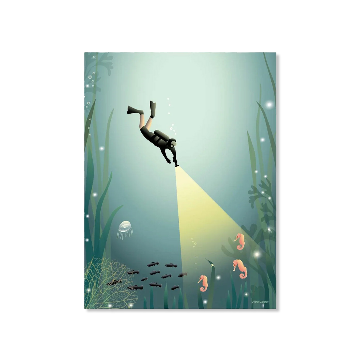 THE DIVER dekoracja ścienna