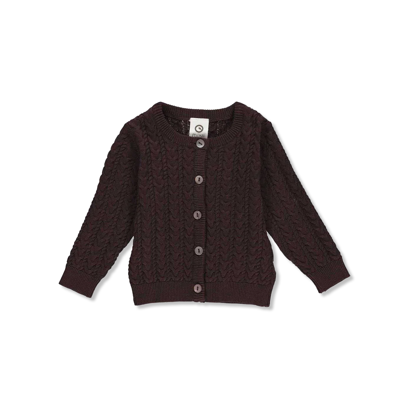 Knit cable kardigan
