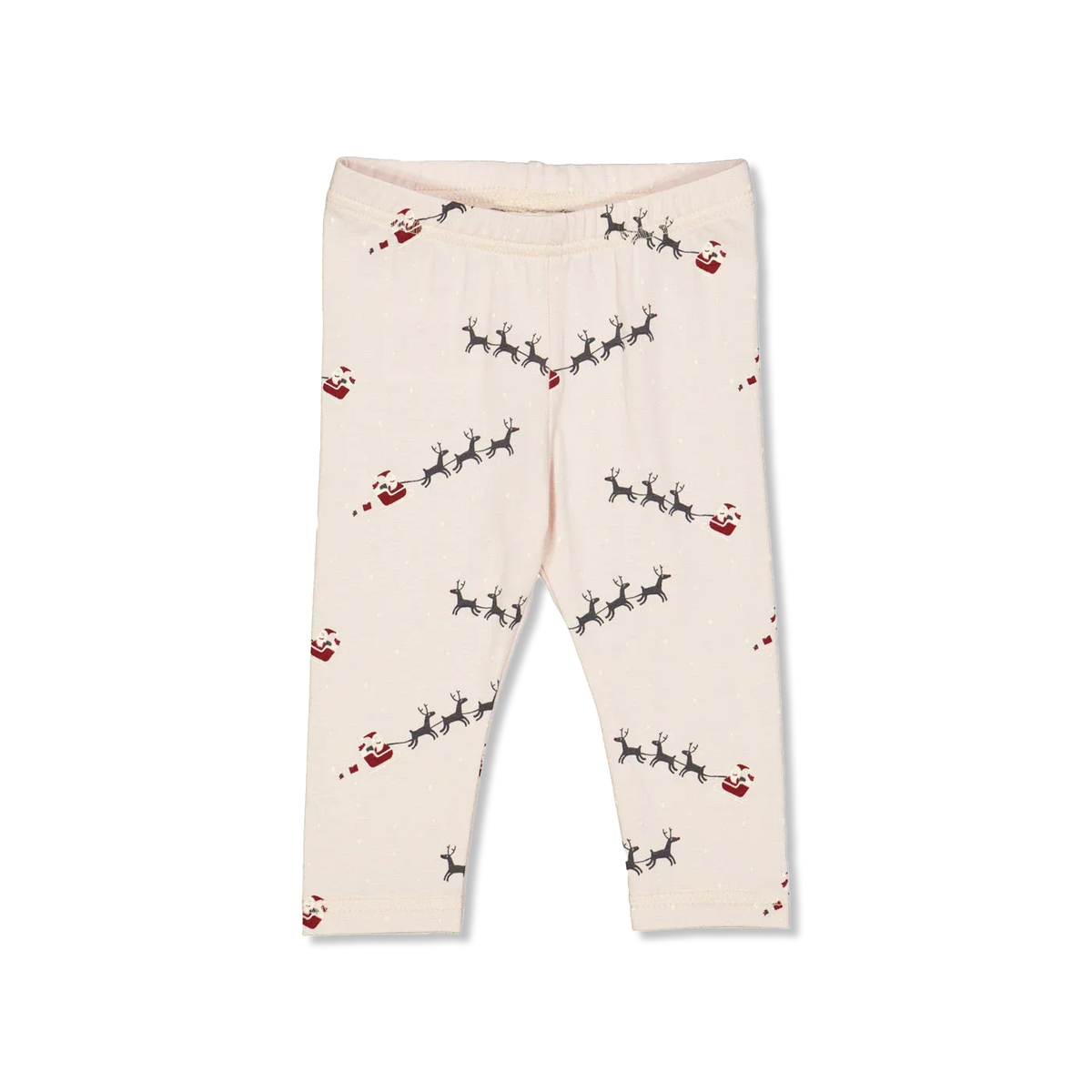 Santa Świąteczne legginsy
