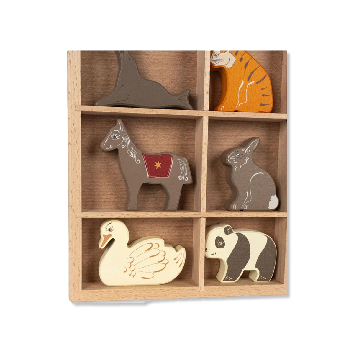 WOODEN MINI ANIMALS drewniane zabawki