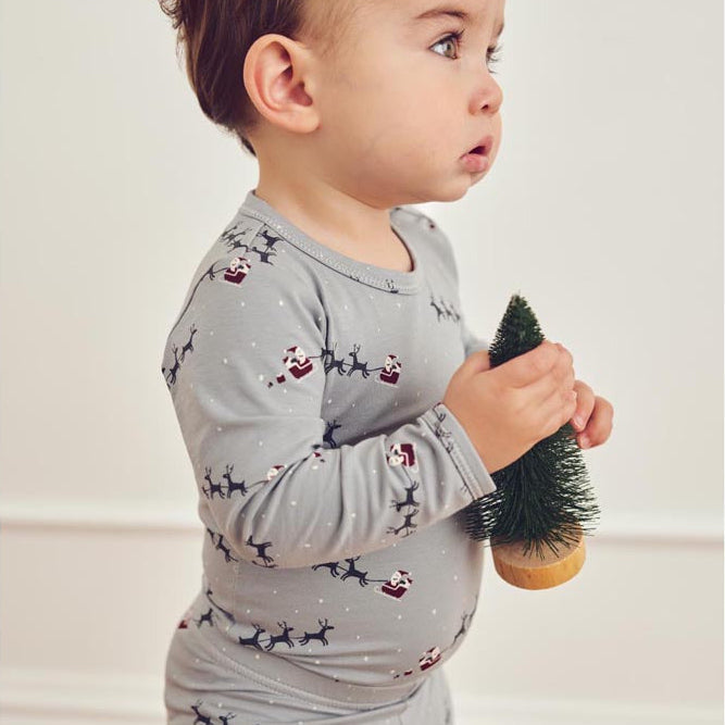 Santa Świąteczne legginsy