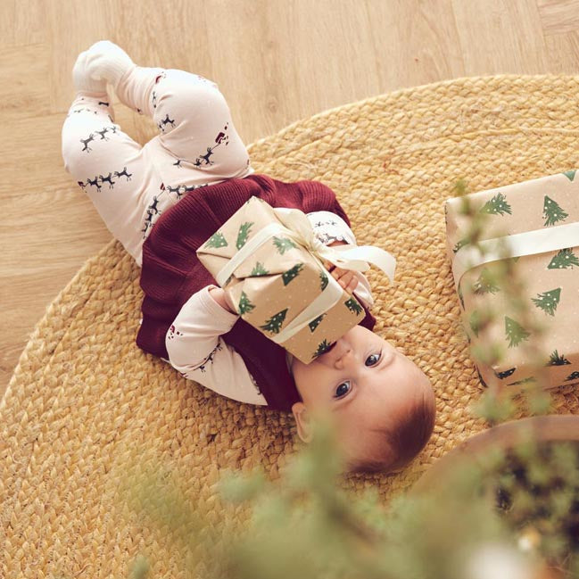 Santa Świąteczne legginsy