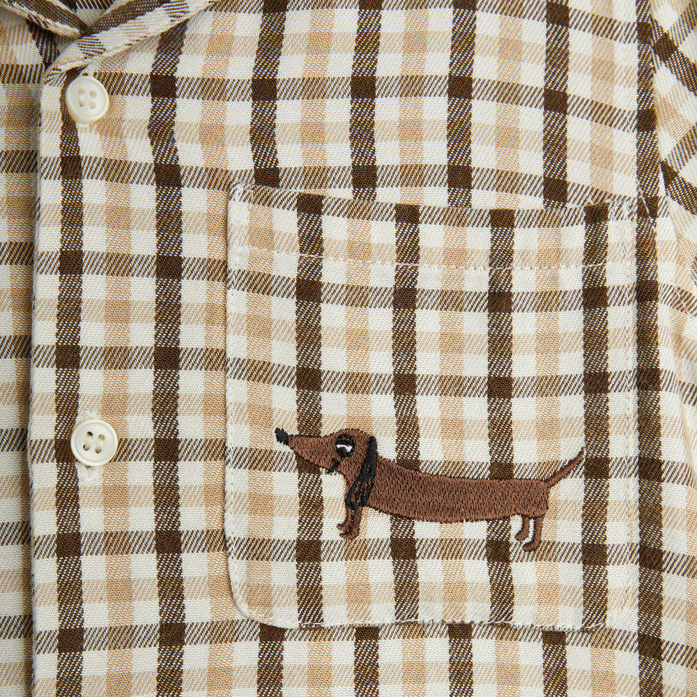 Gingham yd koszula