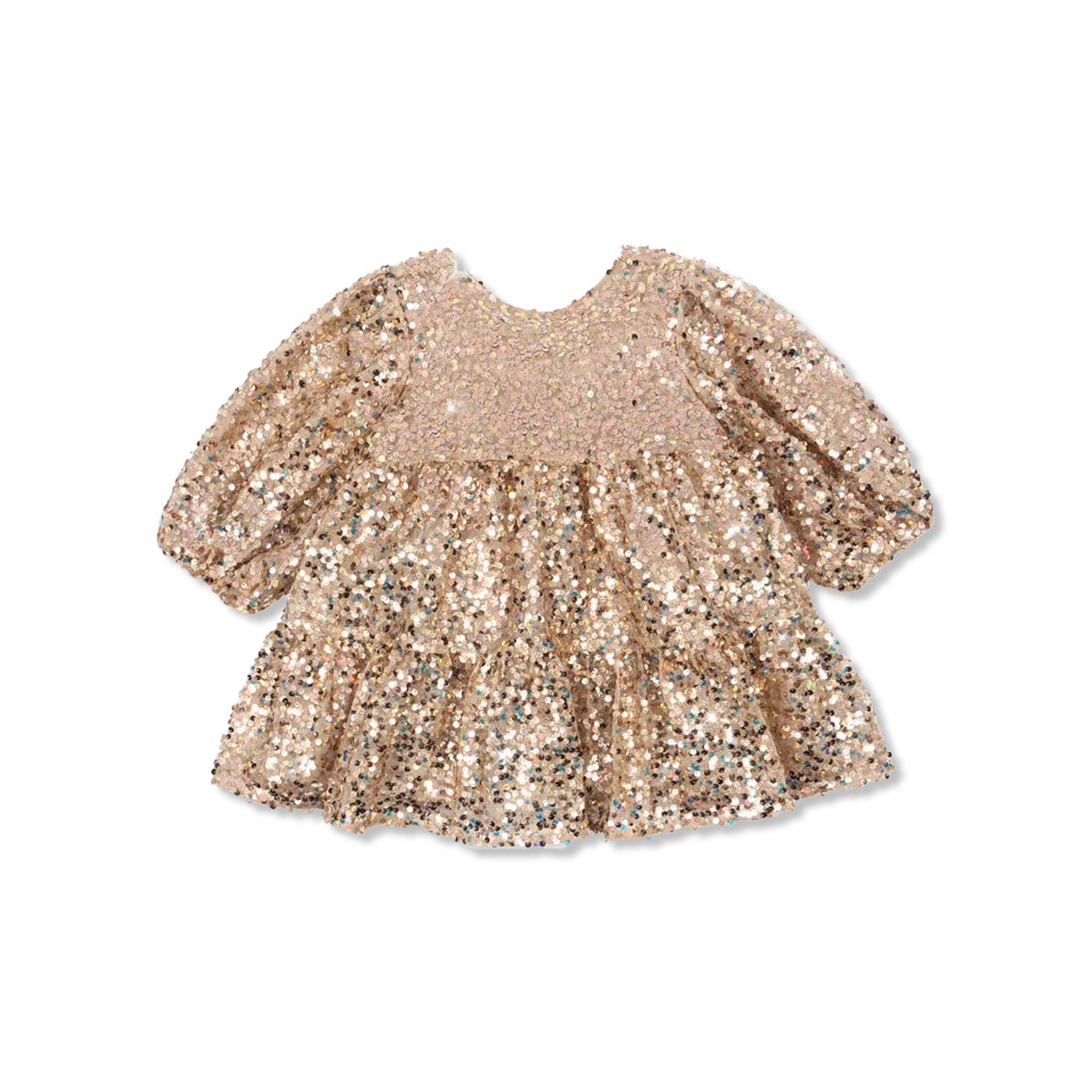 LILA SEQUINS BOW sukienka