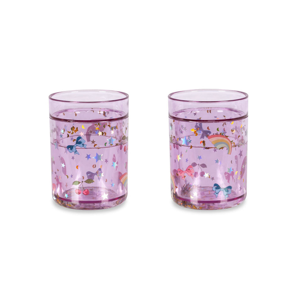 GLITTER CUPS zastawa stołowa dla dzieci