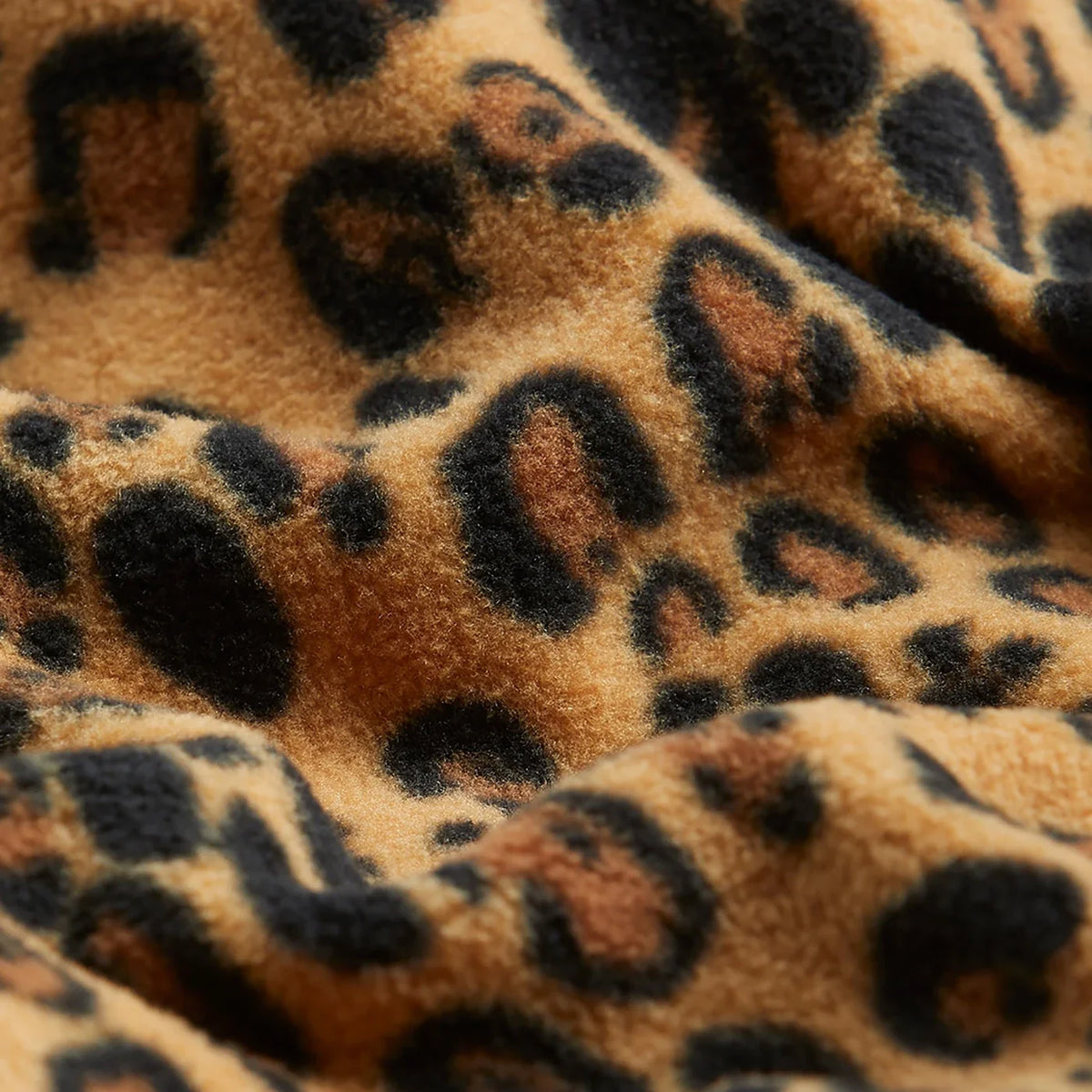 Leopard fleece Kurtka polarowa