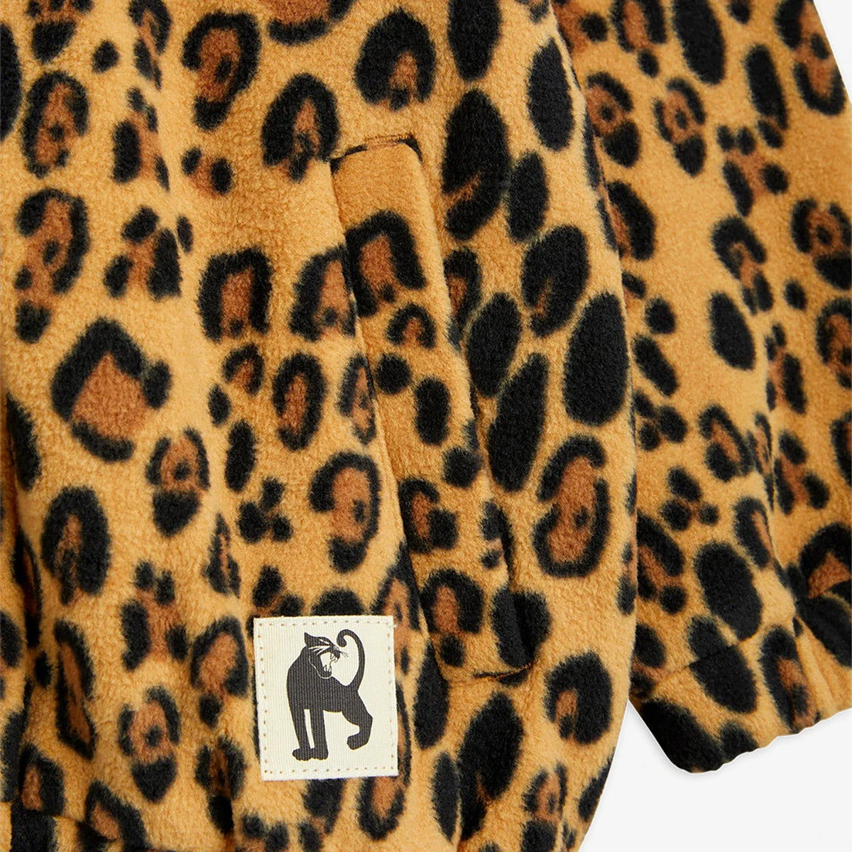 Leopard fleece Kurtka polarowa