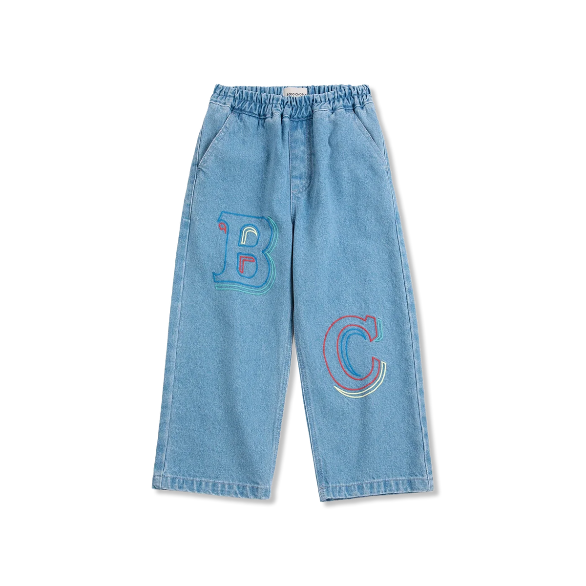 Embossed denim Jeansy