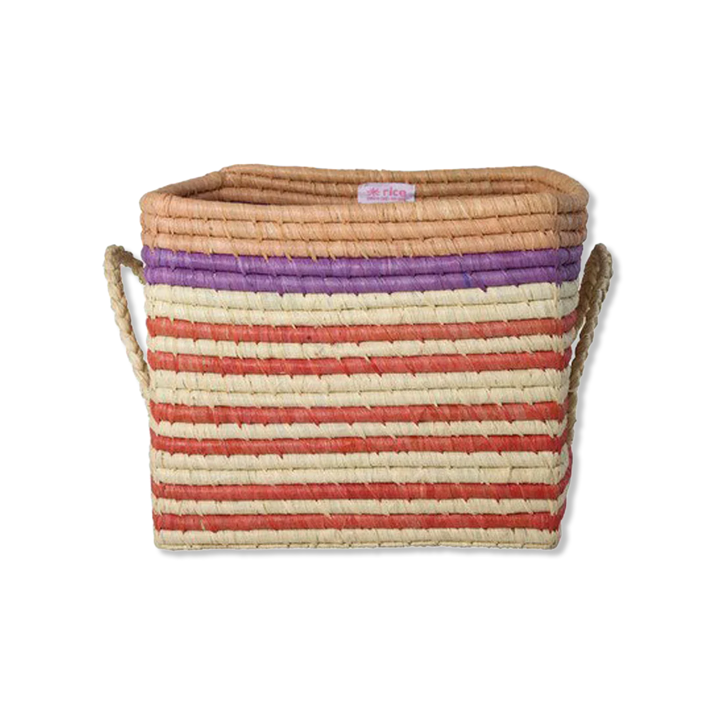 Raffia square Kosz