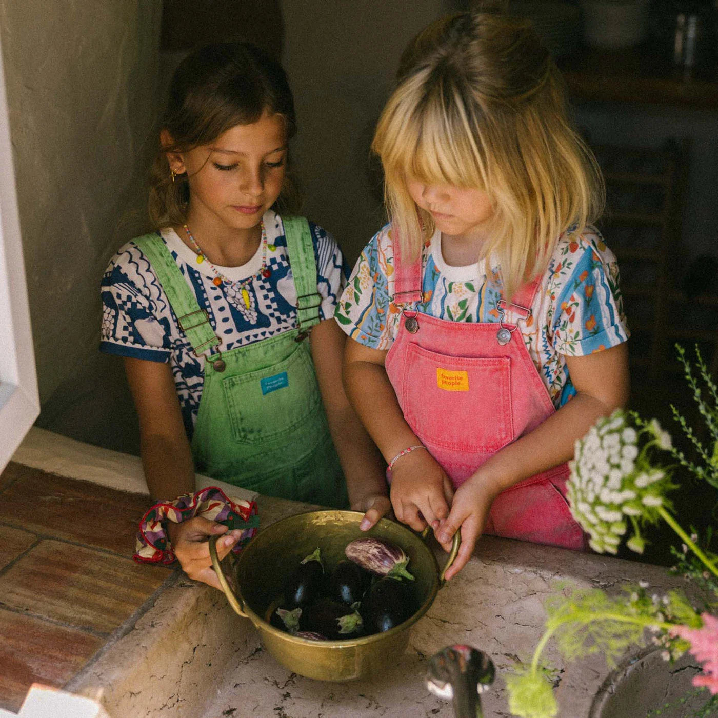Cherry overalls spodnie