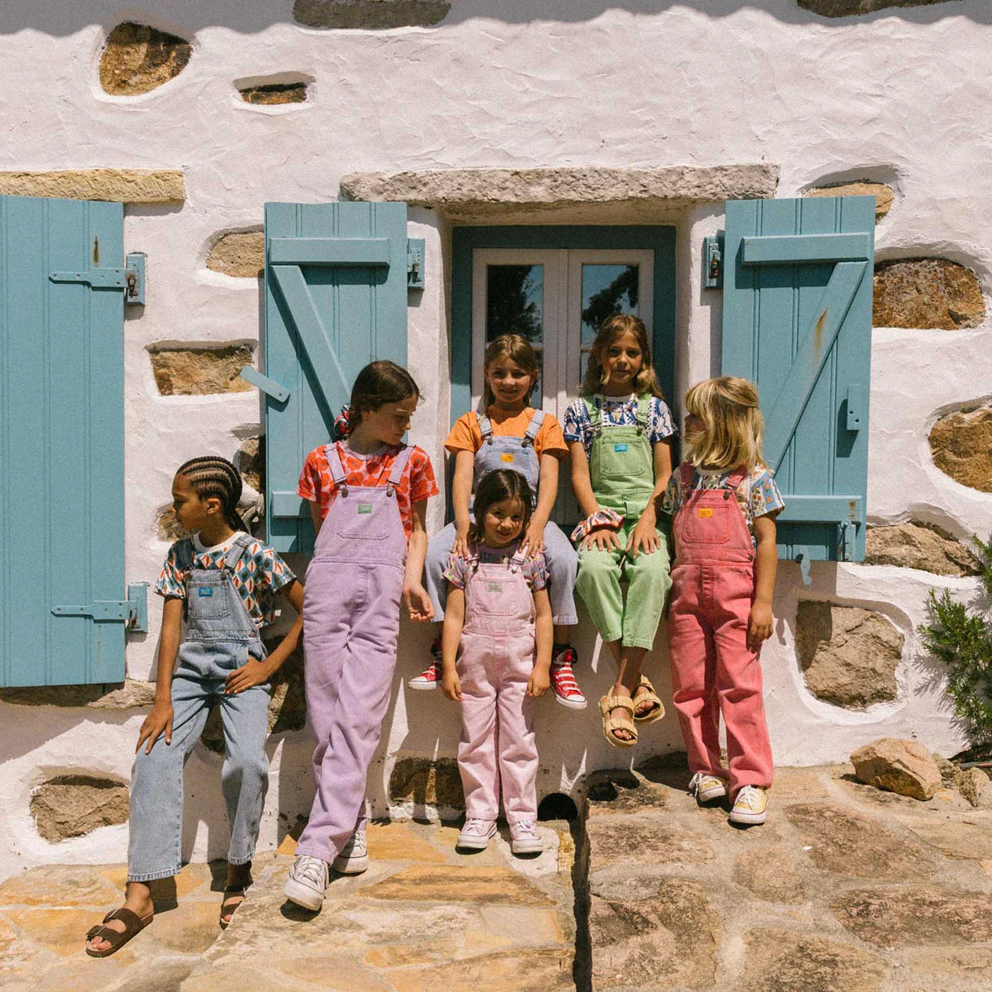 Denim overalls spodnie