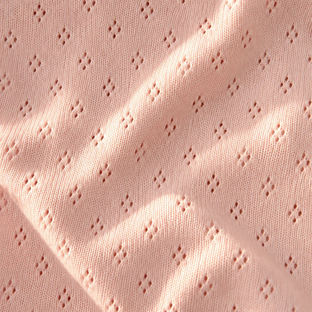 Pointelle blush Body niemowlęce