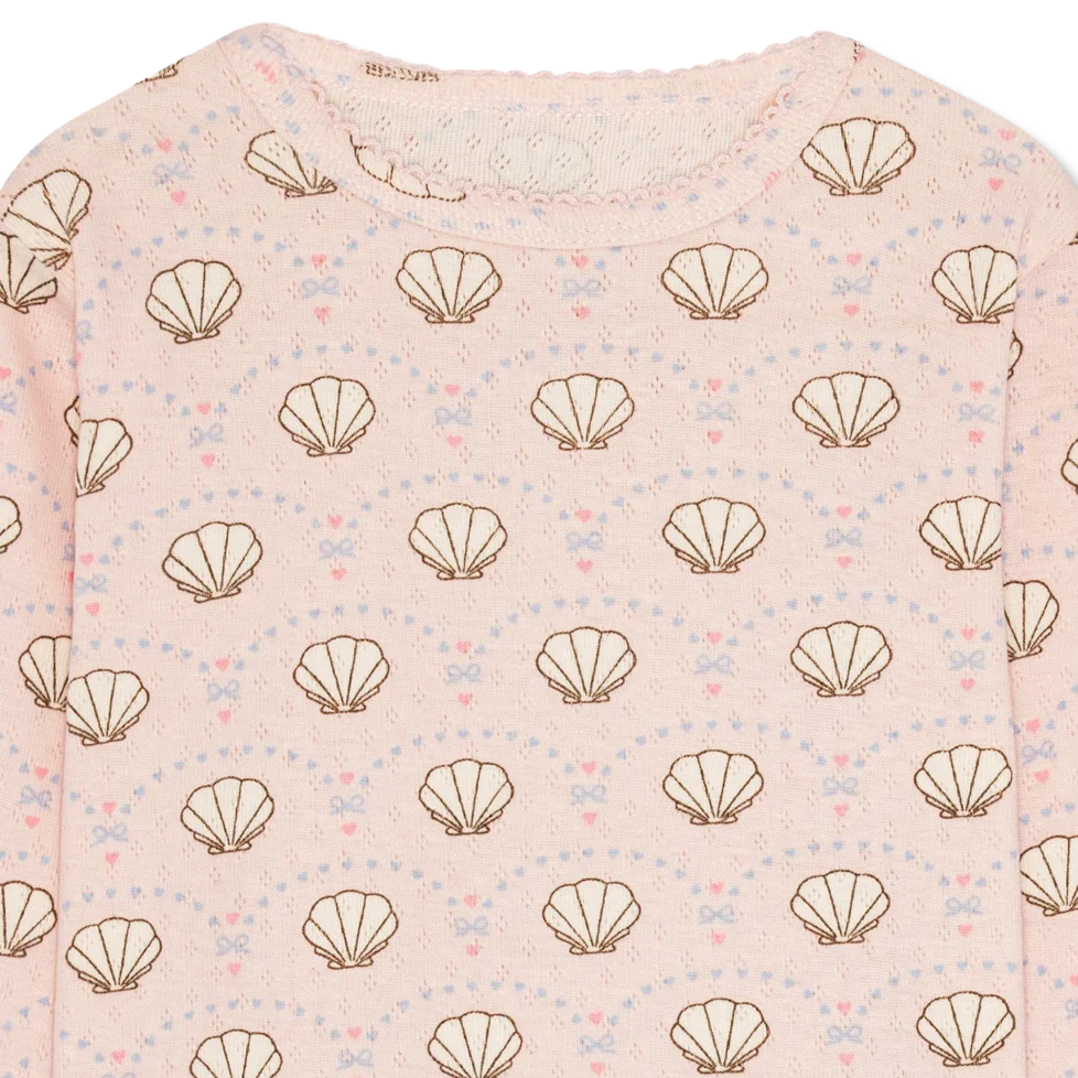 Pointelle bow Bluzka