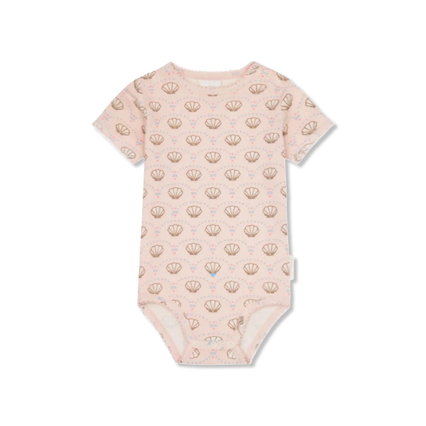 Pointelle bow Body niemowlęce