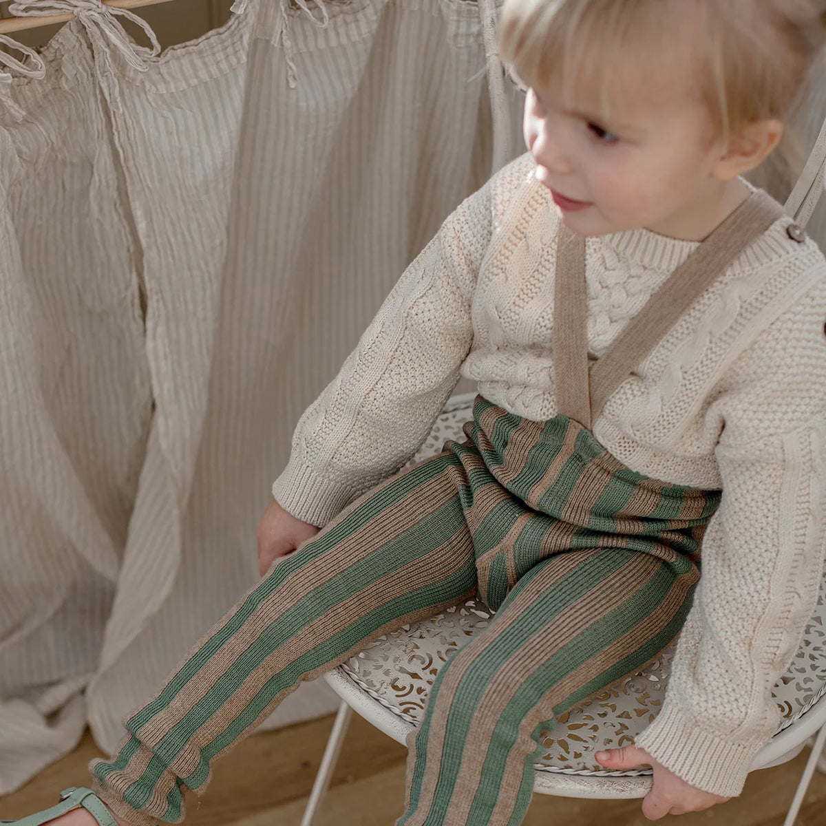 Footless cotton tights Legginsy