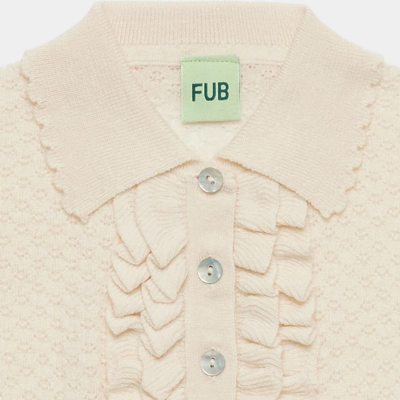 Frill Sweter dzianinowy