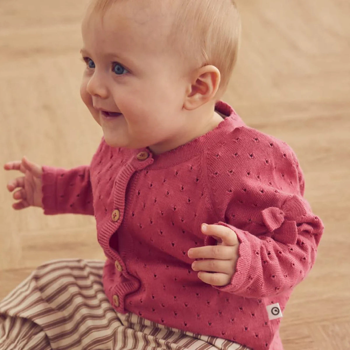 Pointelle Kardigan