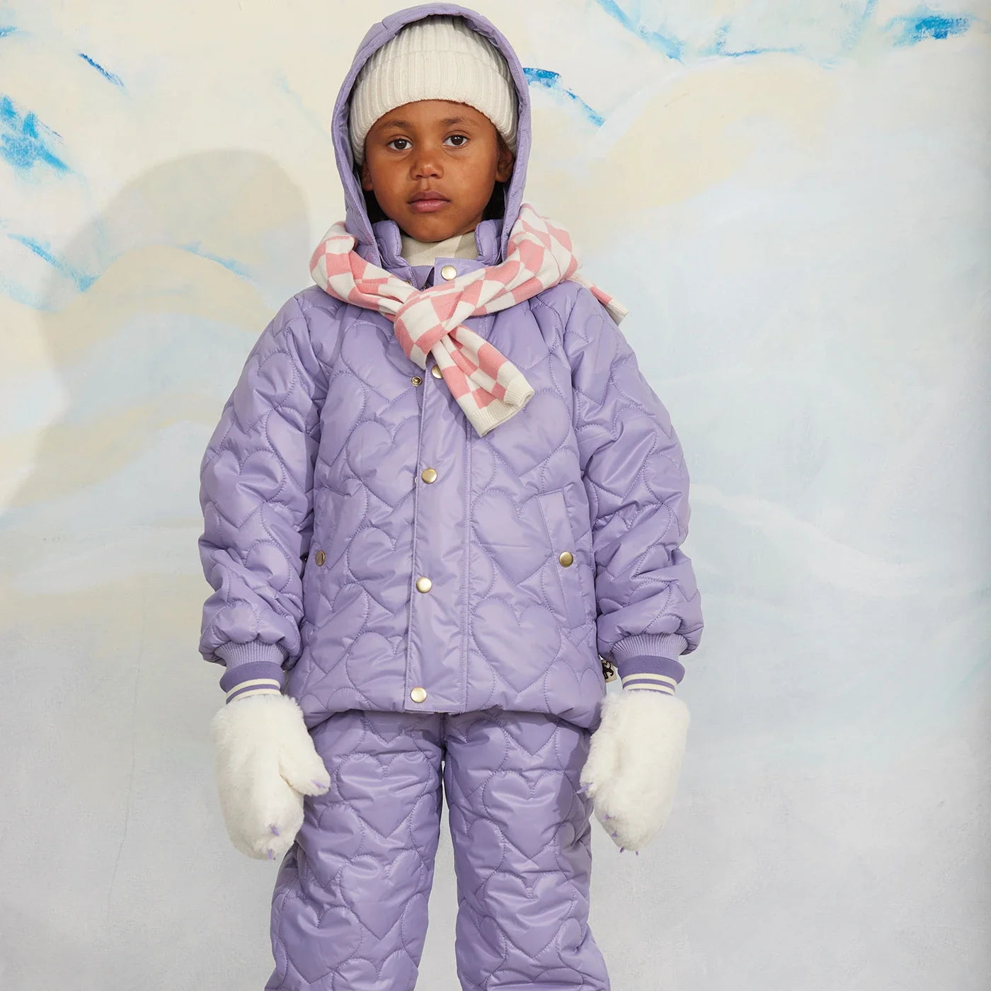 Heart quilted Kurtka zimowa