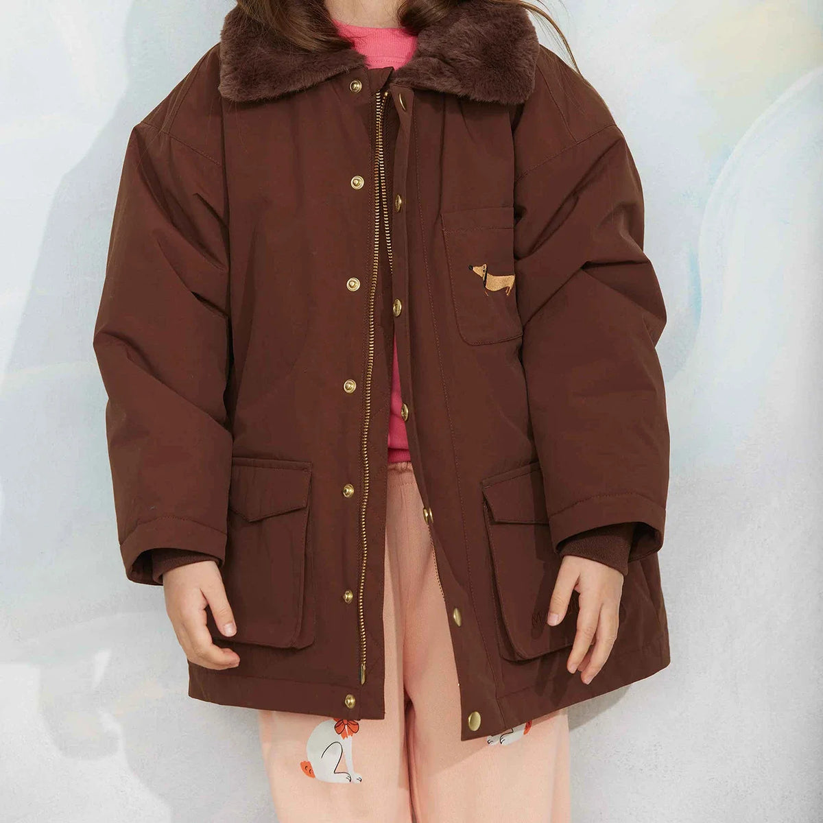 Padded nylon parka Kurtka zimowa