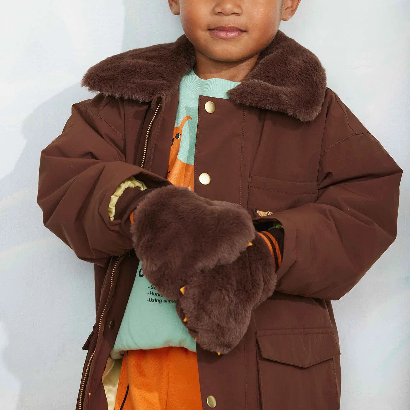 Padded nylon parka Kurtka zimowa