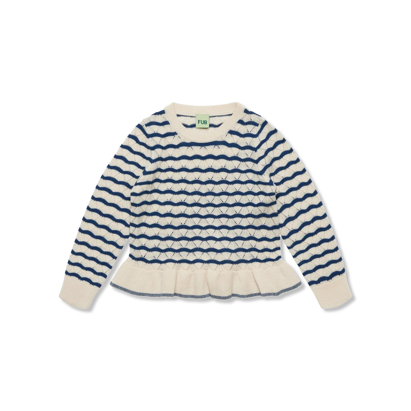 Pointelle Sweter dzianinowy