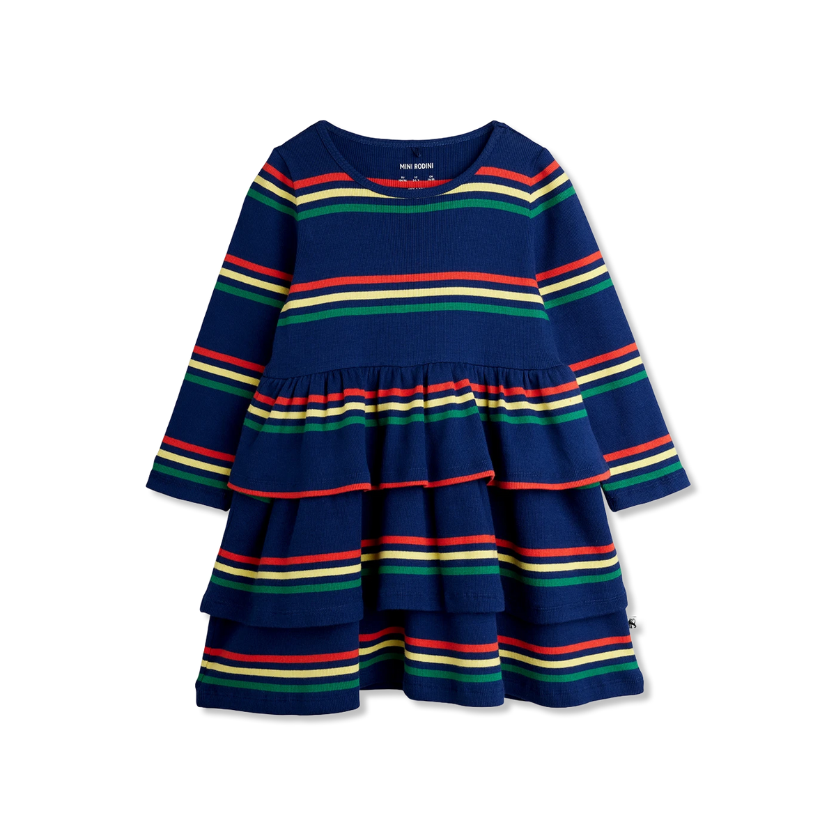 Multi color stripe Sukienka