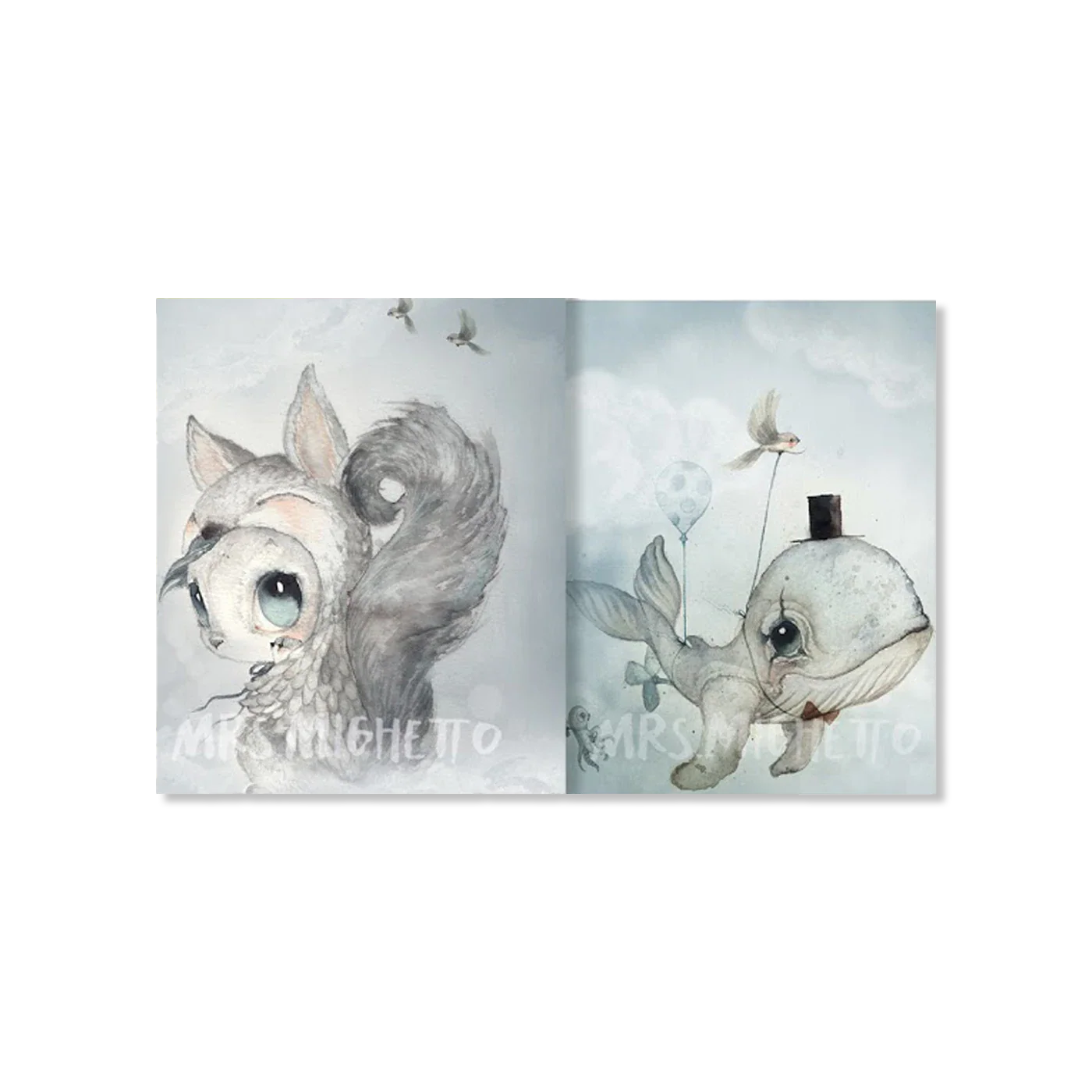 Dear Whalie/Tiny Toffle dekoracja ścienna