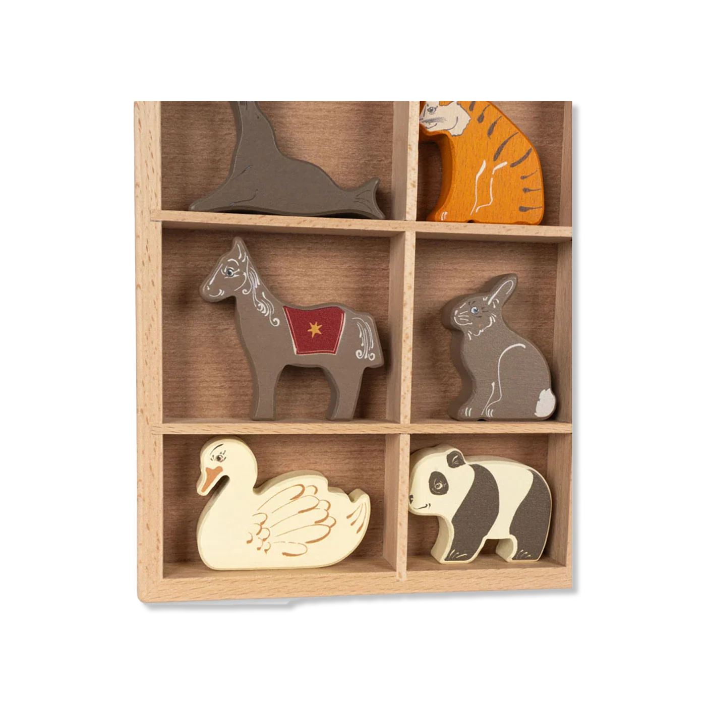 WOODEN MINI ANIMALS drewniane zabawki
