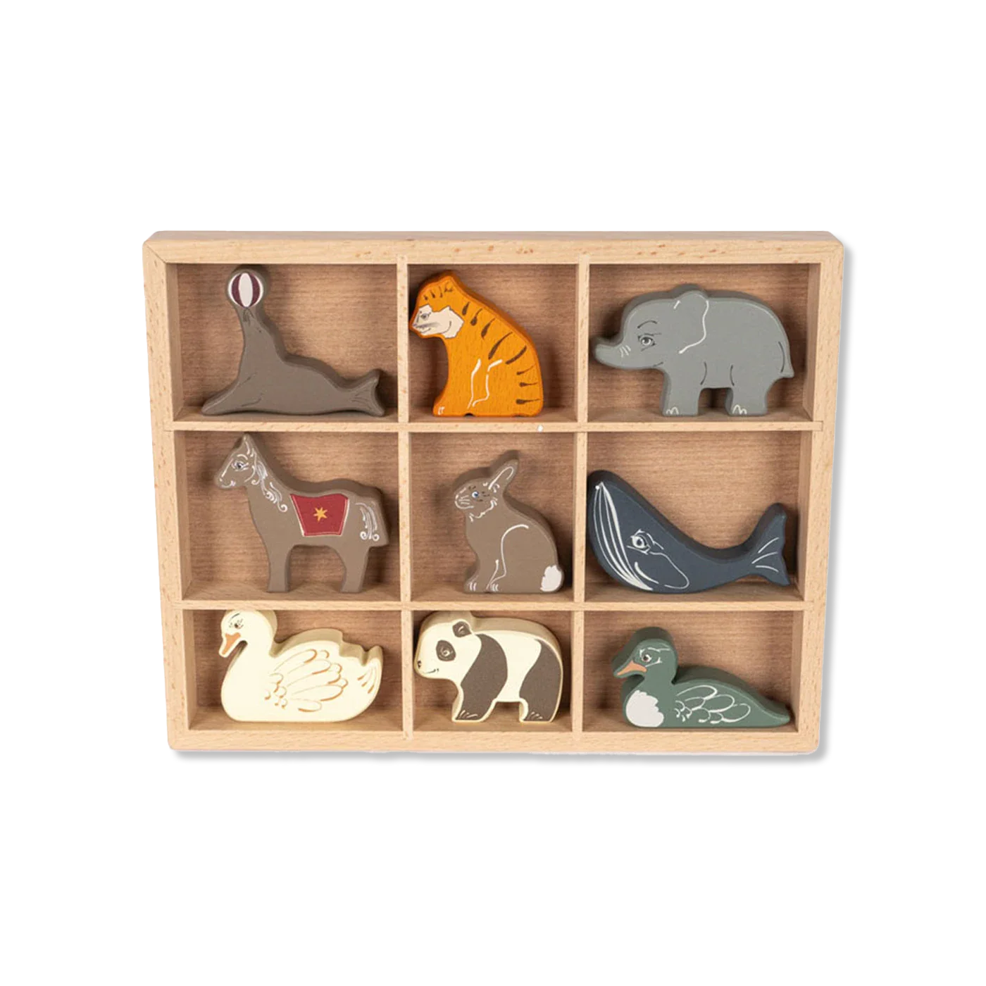WOODEN MINI ANIMALS drewniane zabawki
