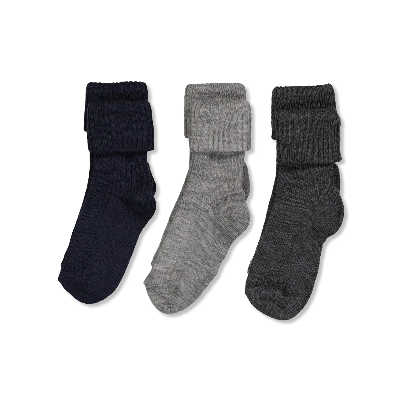 3-pack rib wool skarpetki