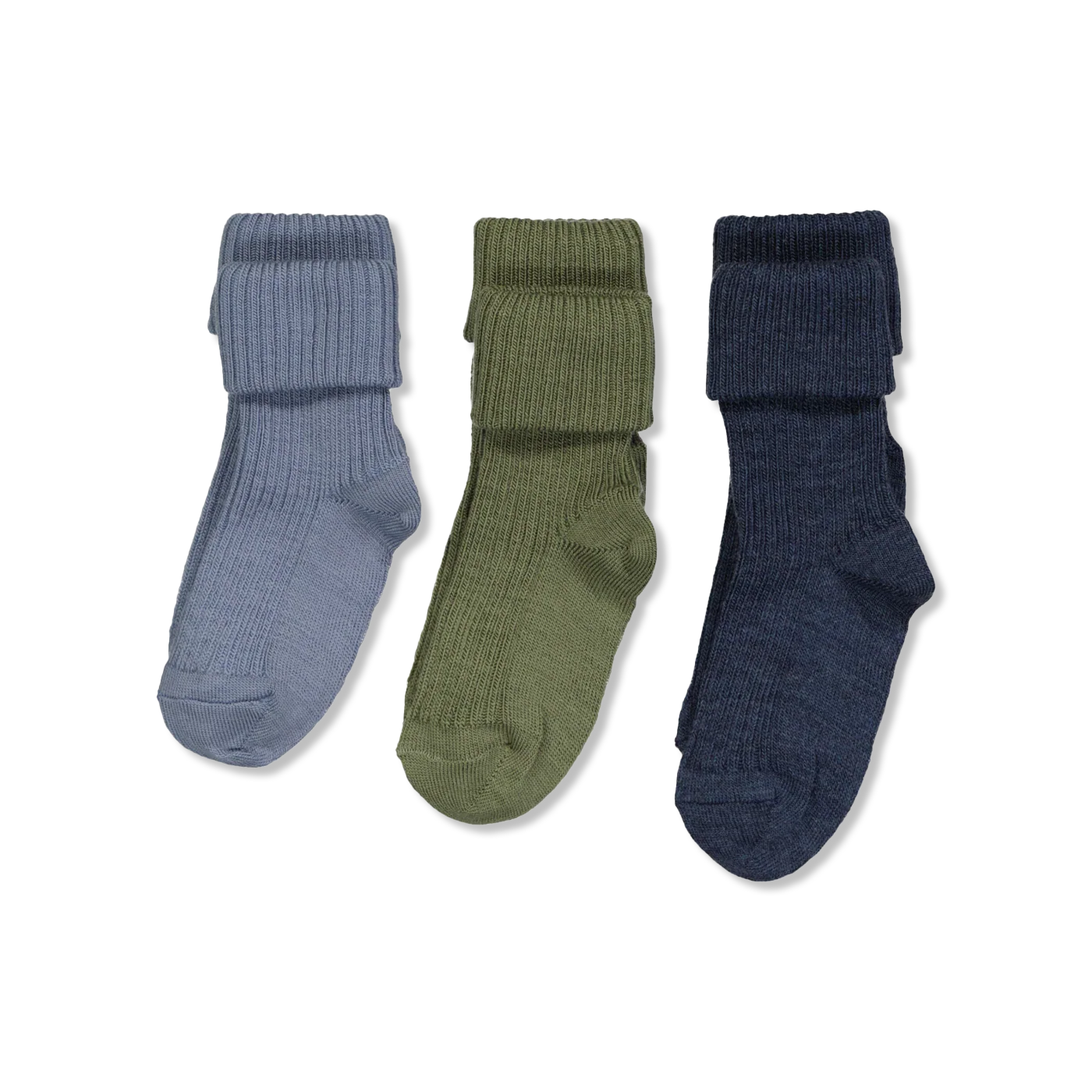 3-pack rib wool skarpetki