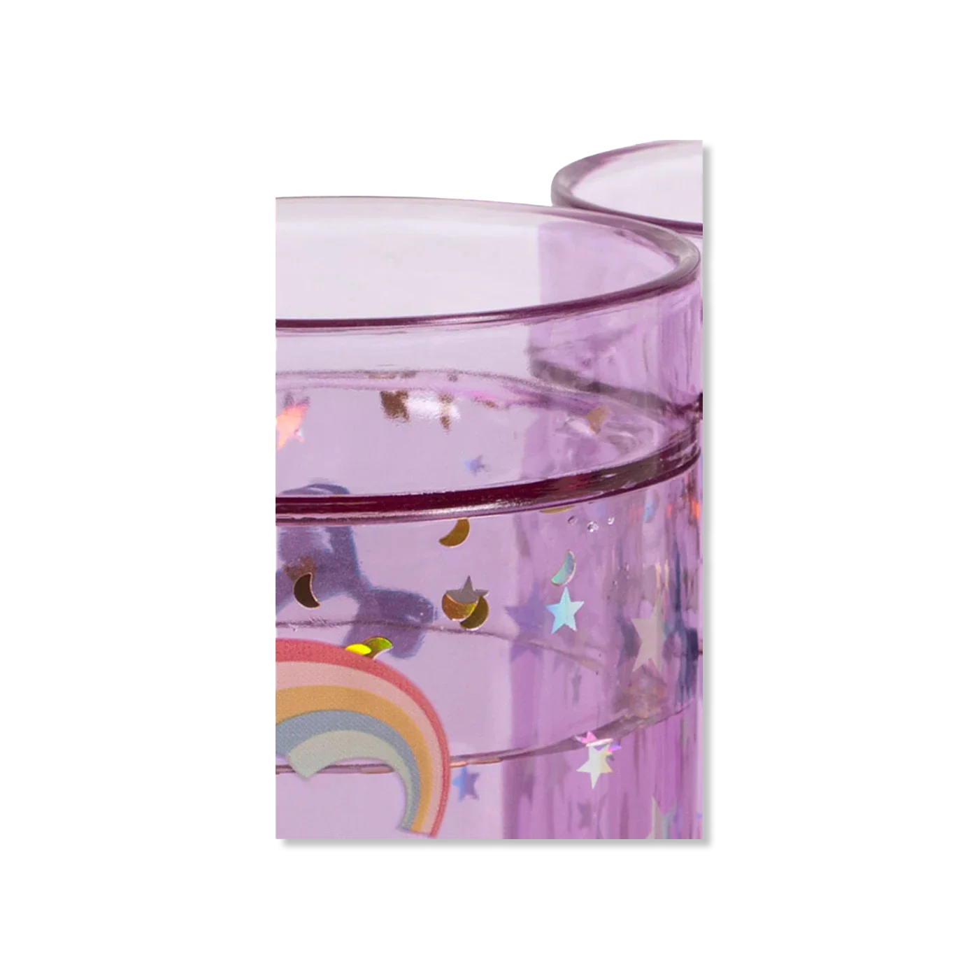 GLITTER CUPS zastawa stołowa dla dzieci