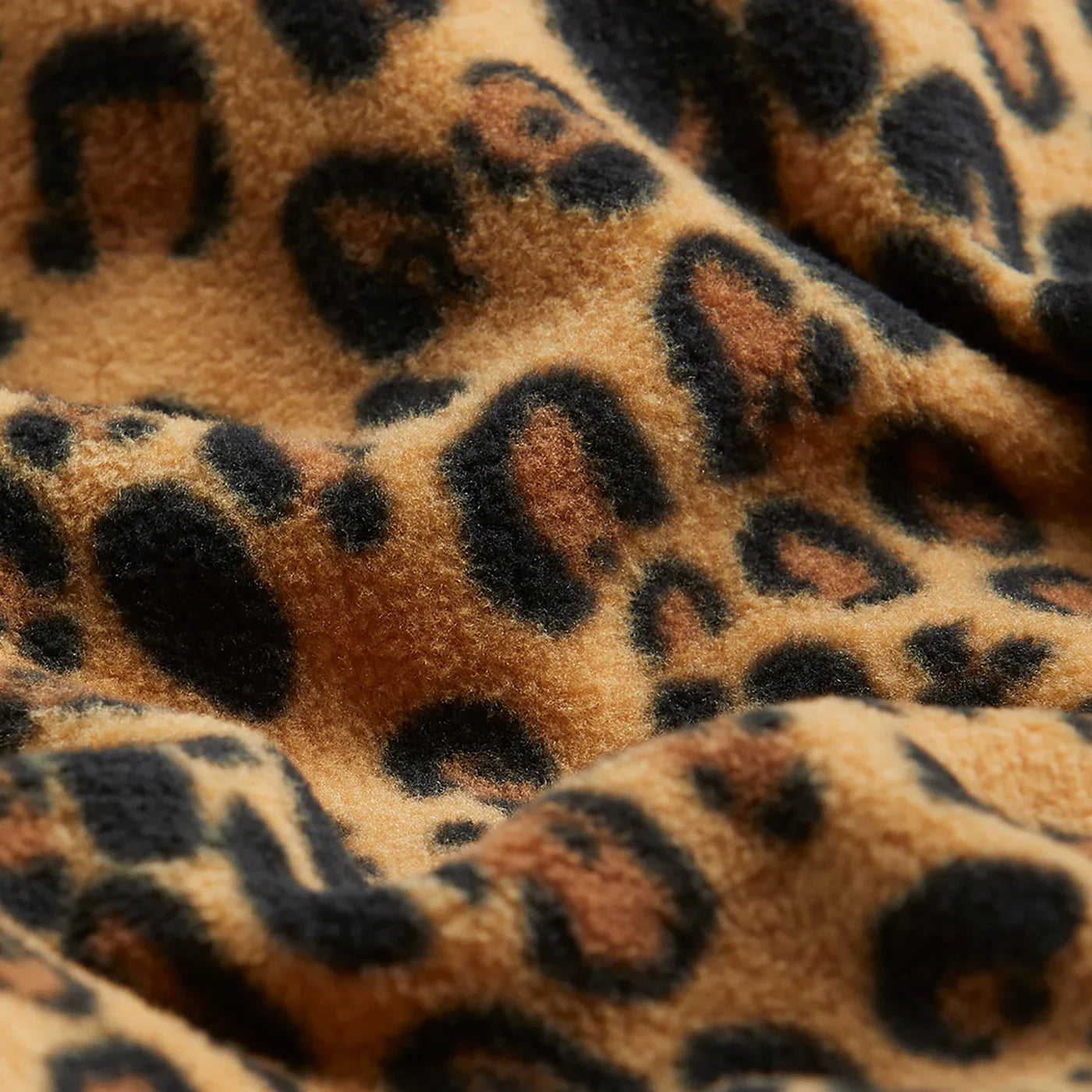 Leopard fleece Kurtka polarowa