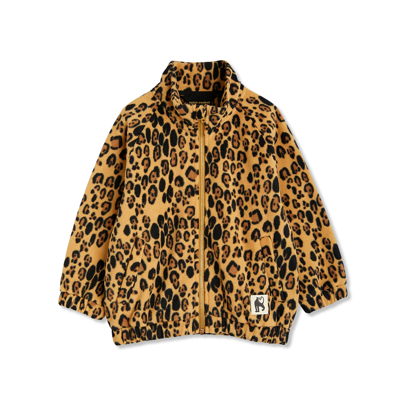 Leopard fleece Kurtka polarowa