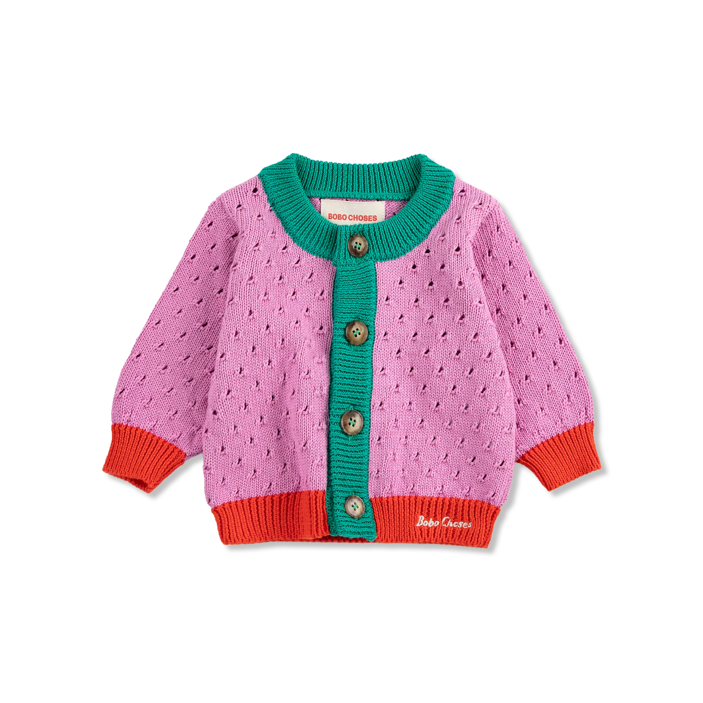 Color Block kardigan