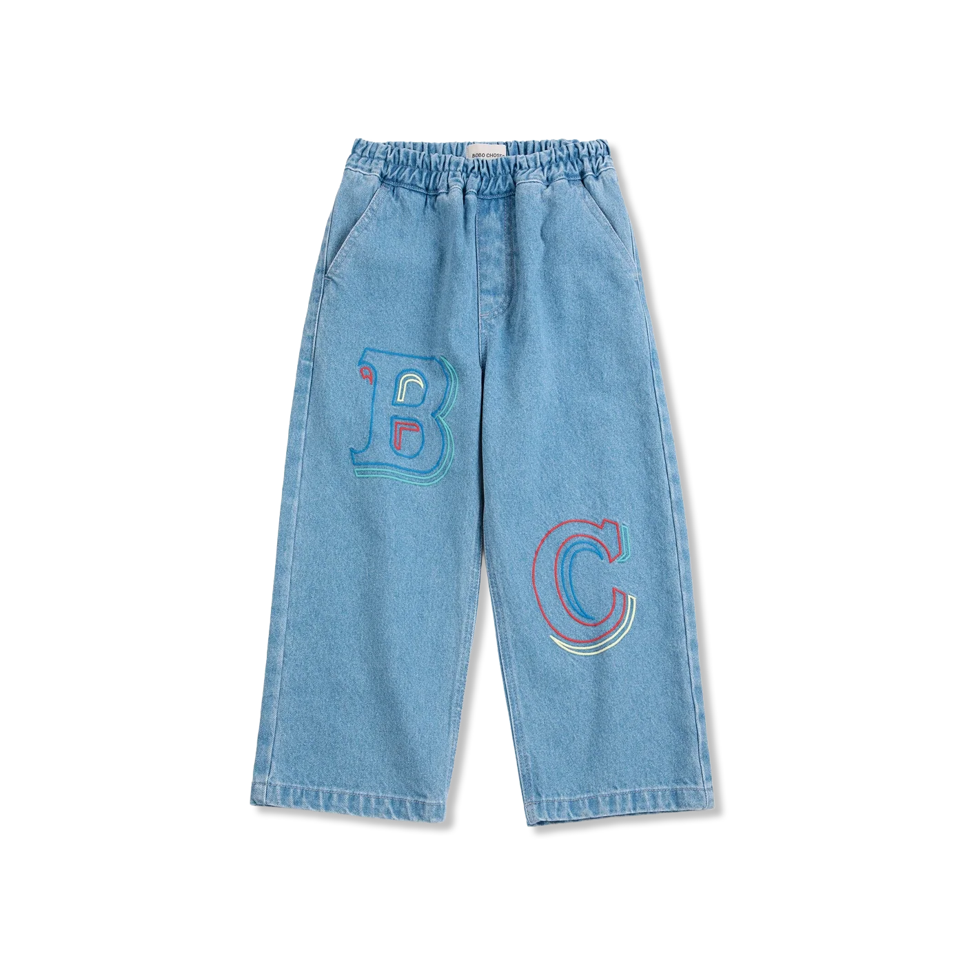 Embossed denim Jeansy