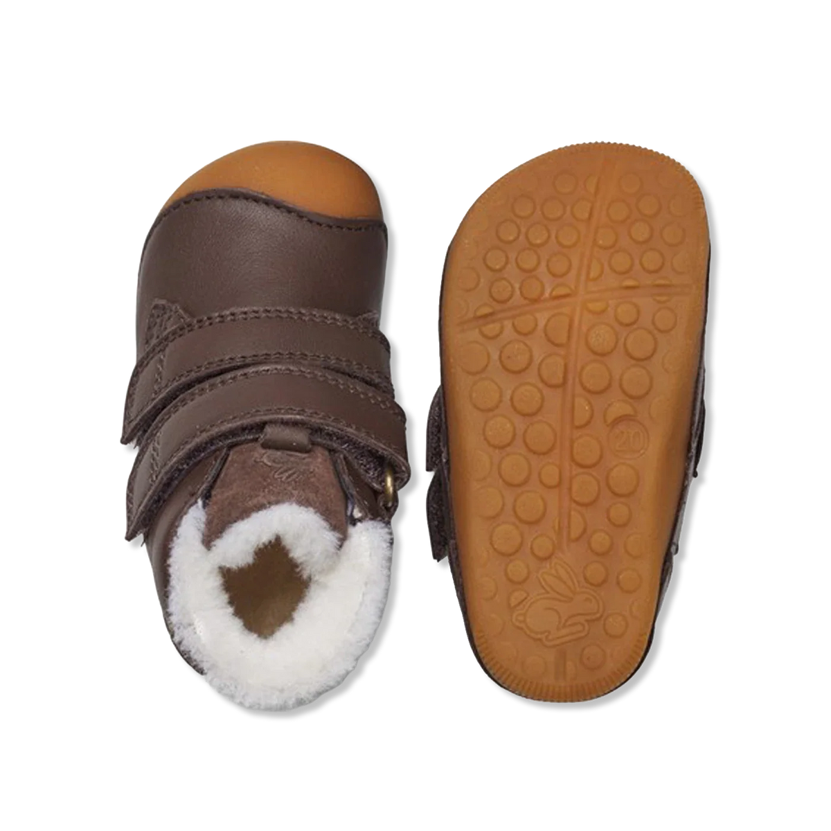 Petit winter dark brown Bucik do nauki chodzenia