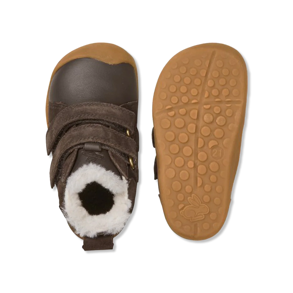Bloom dark brown Bucik do nauki chodzenia