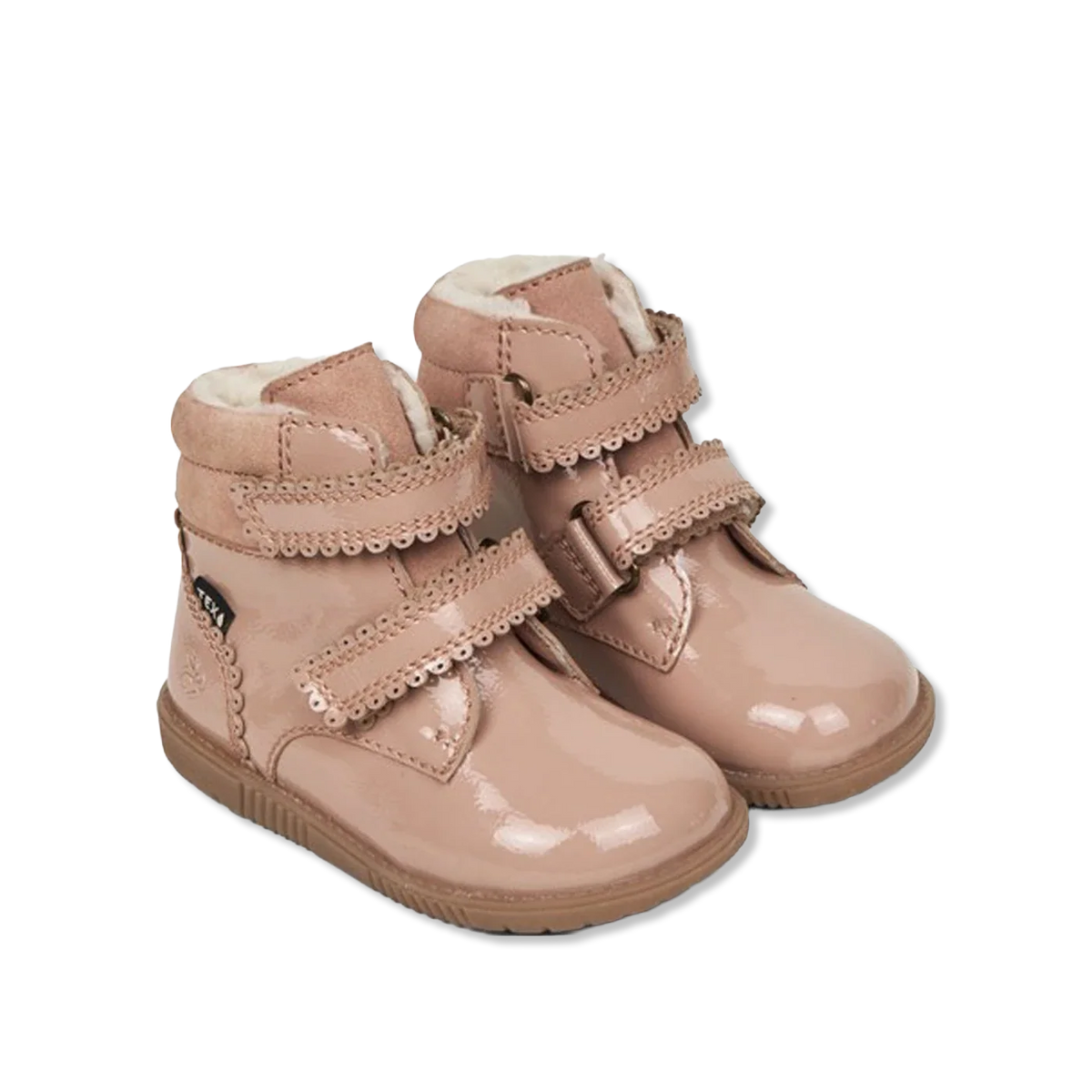 Rabbit scallop dusty rose Buty zimowe