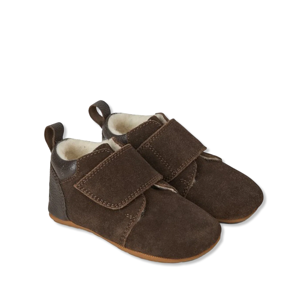 Teddy dark brown Kapcie