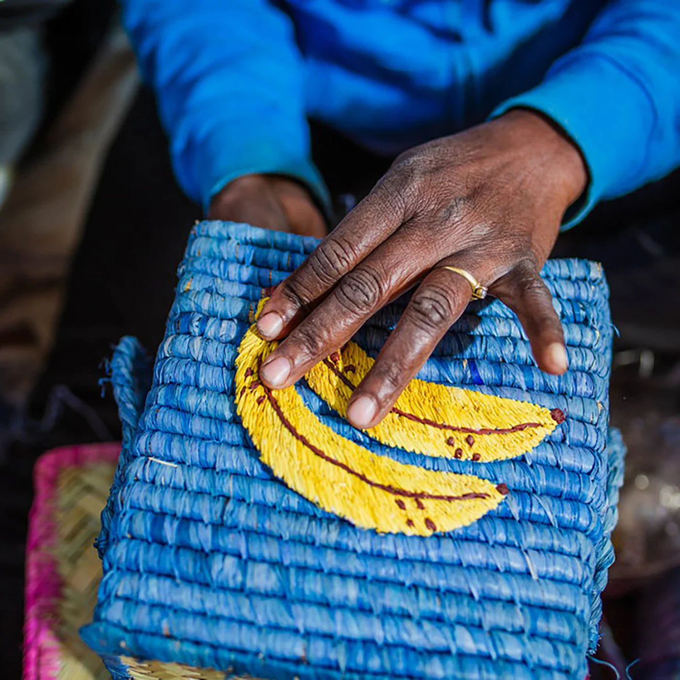 Raffia square Zabawka