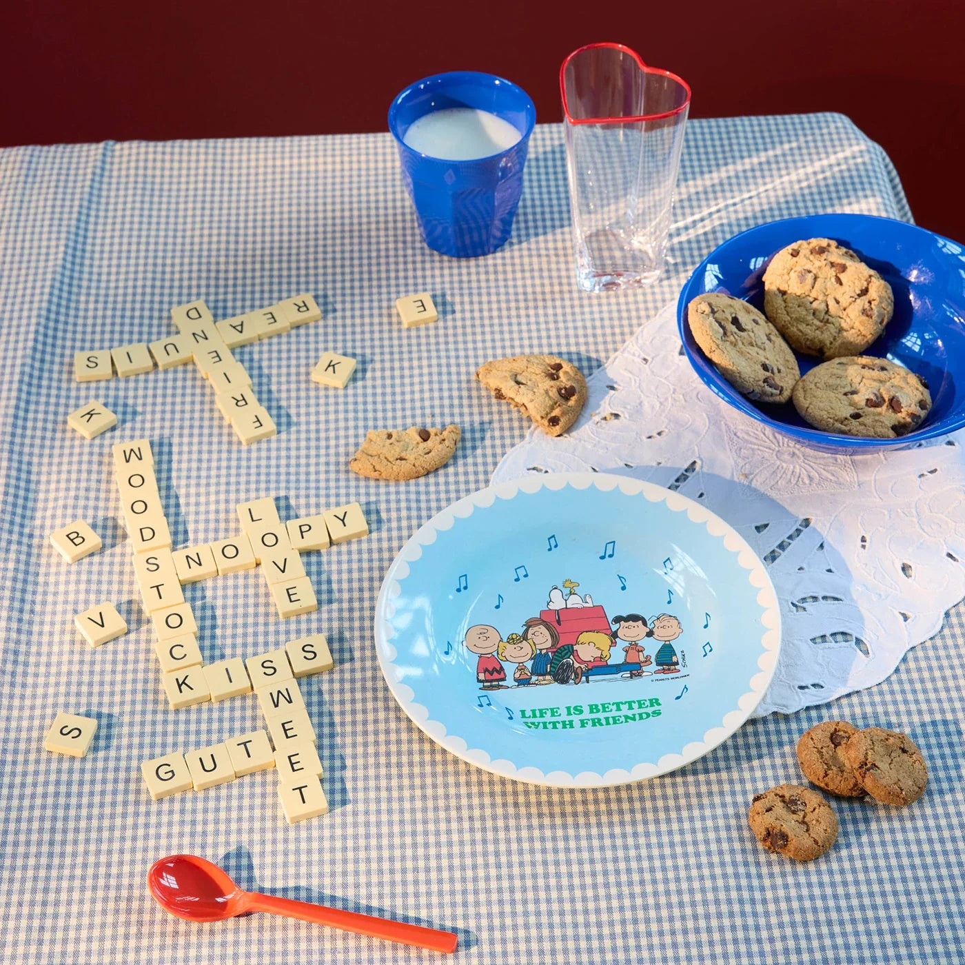 Melamine snoopy Talerz