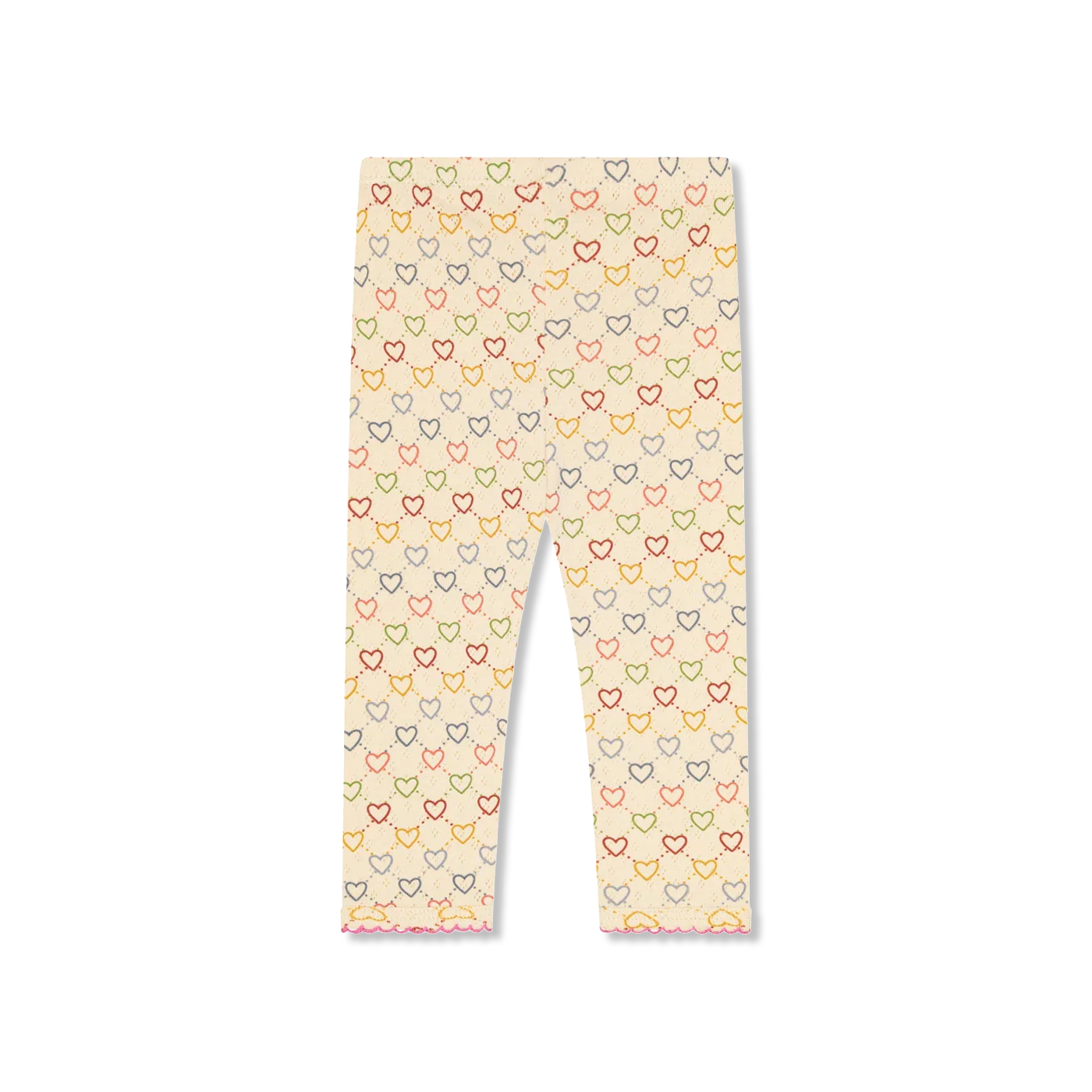 Pointelle hearts Legginsy