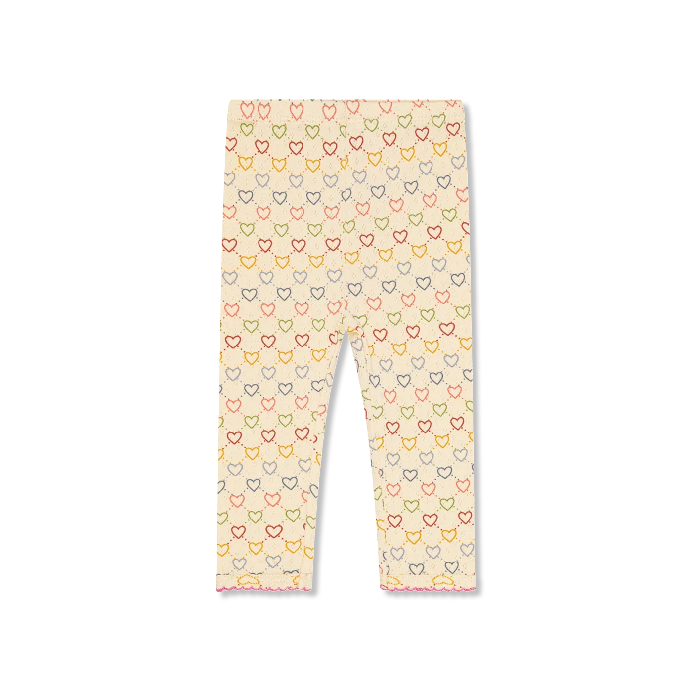 Pointelle hearts Legginsy