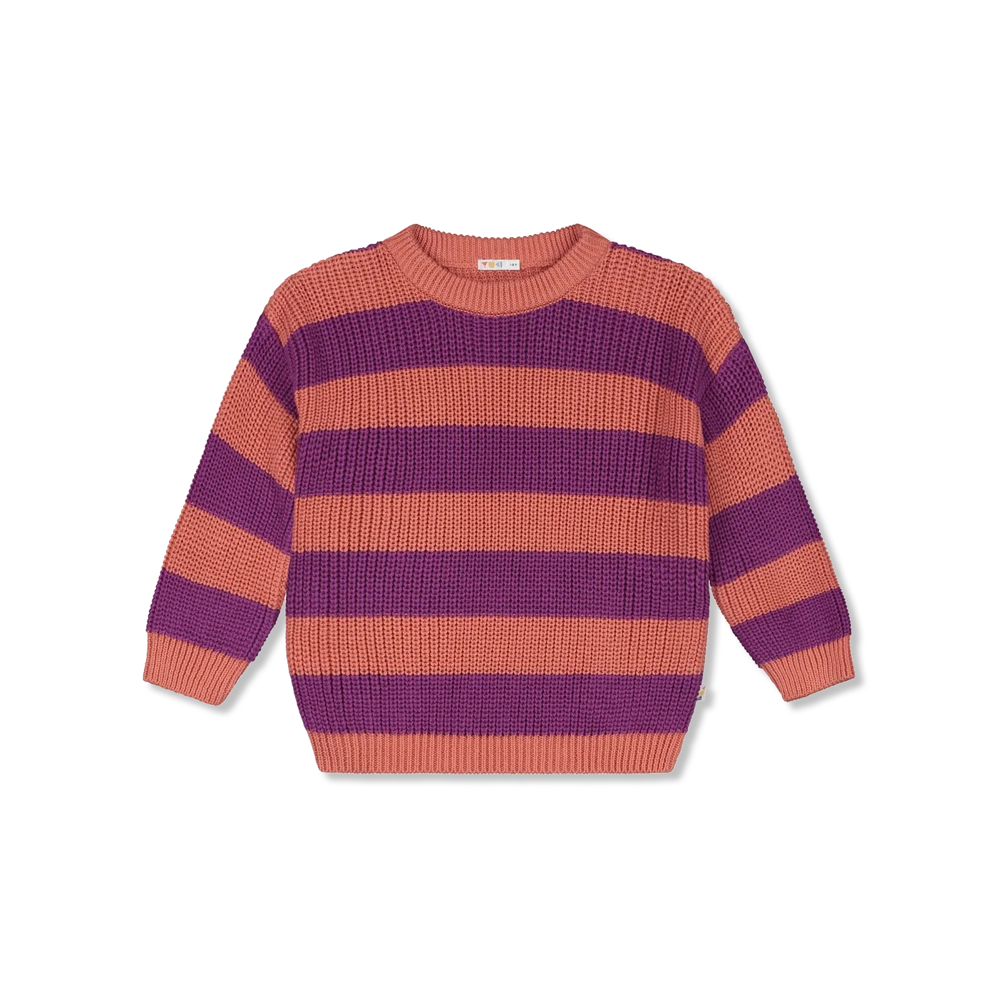 Stripes knitted sweater Sweter dzianinowy